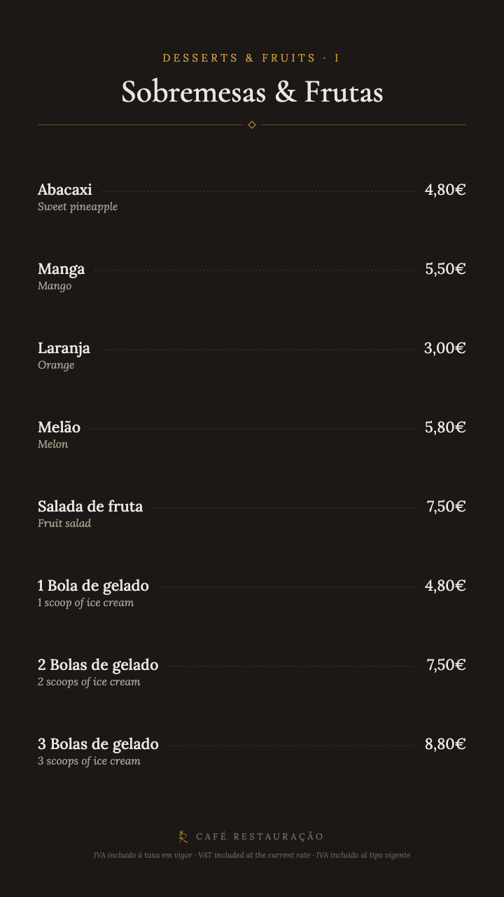 Sobremesas I